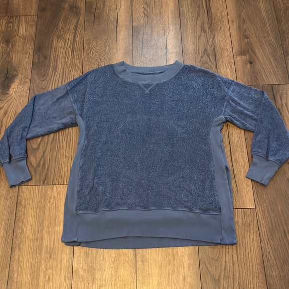 Aerie chilled out sweater blue size small - Picture 1 of 7